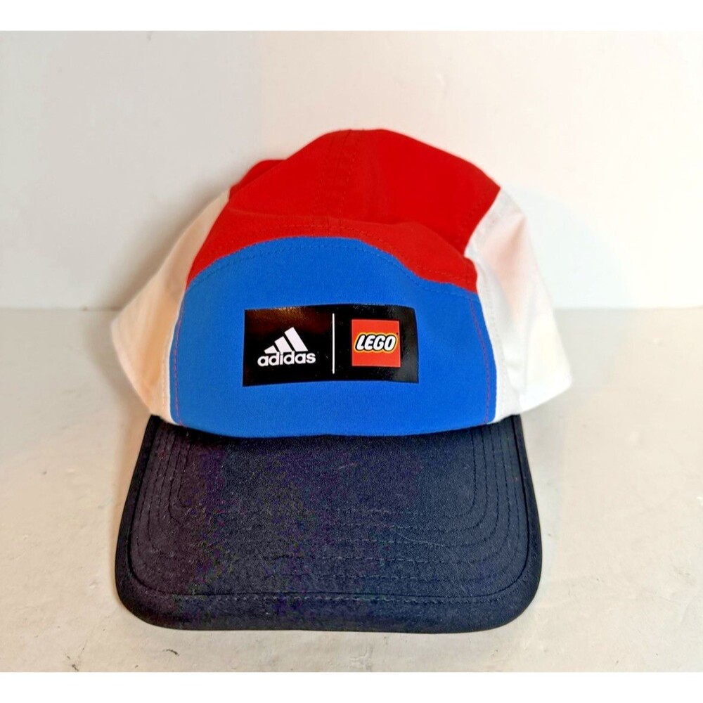 Adidas Panel Hat Boys Girls Lego Snap Back Cap Youth Children Blue Red NEW